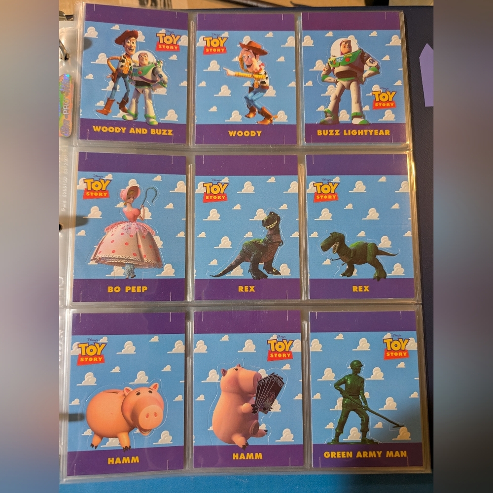 Lot of 49 Disney Skybox Toy Story trading cards lot
